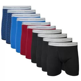 10-Pack Gildan Men's Classic Length Boxer Briefs (Various Colors, Limited Sizes)