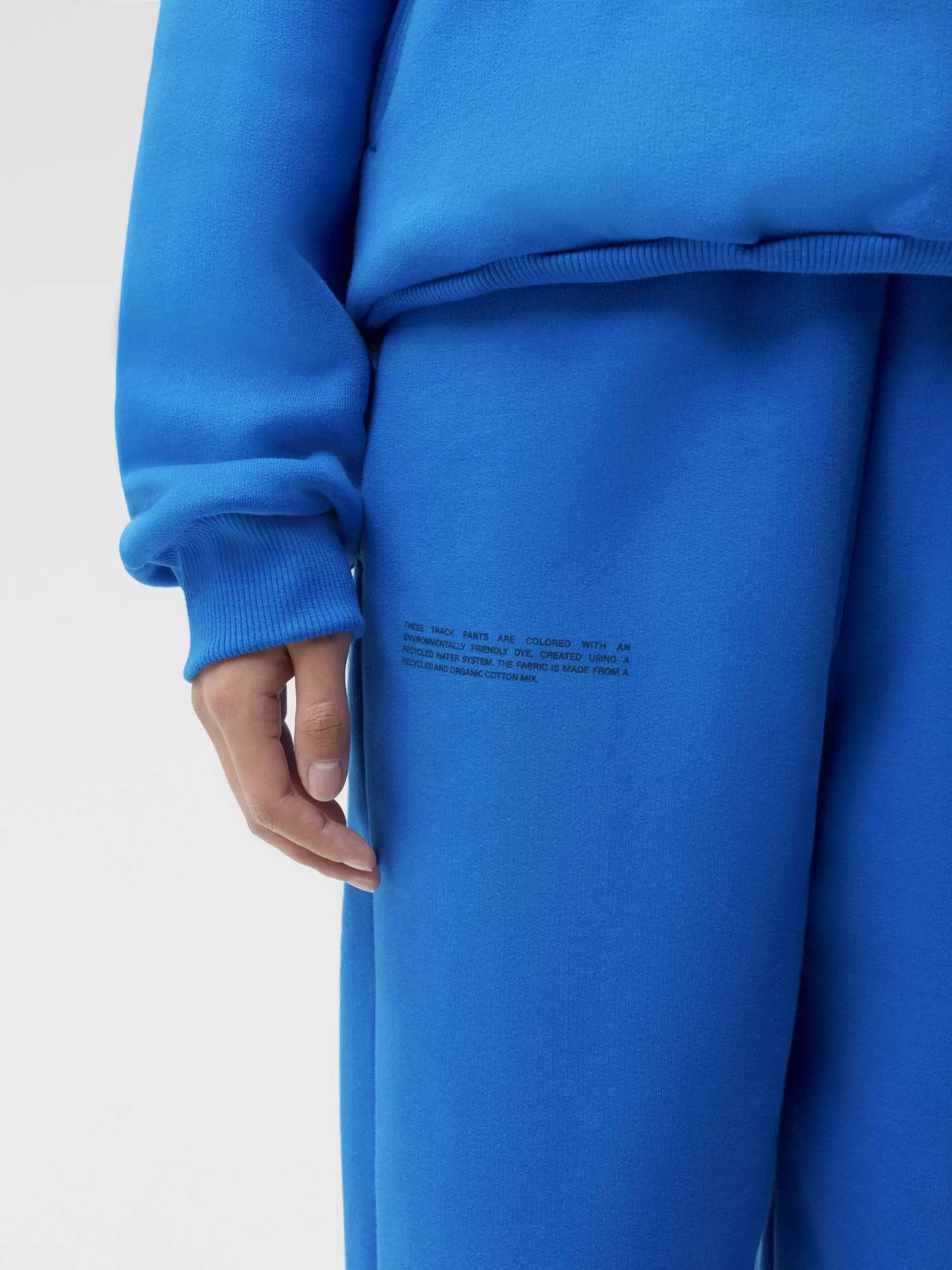 365 Heavyweight Track Pants—cobalt blue