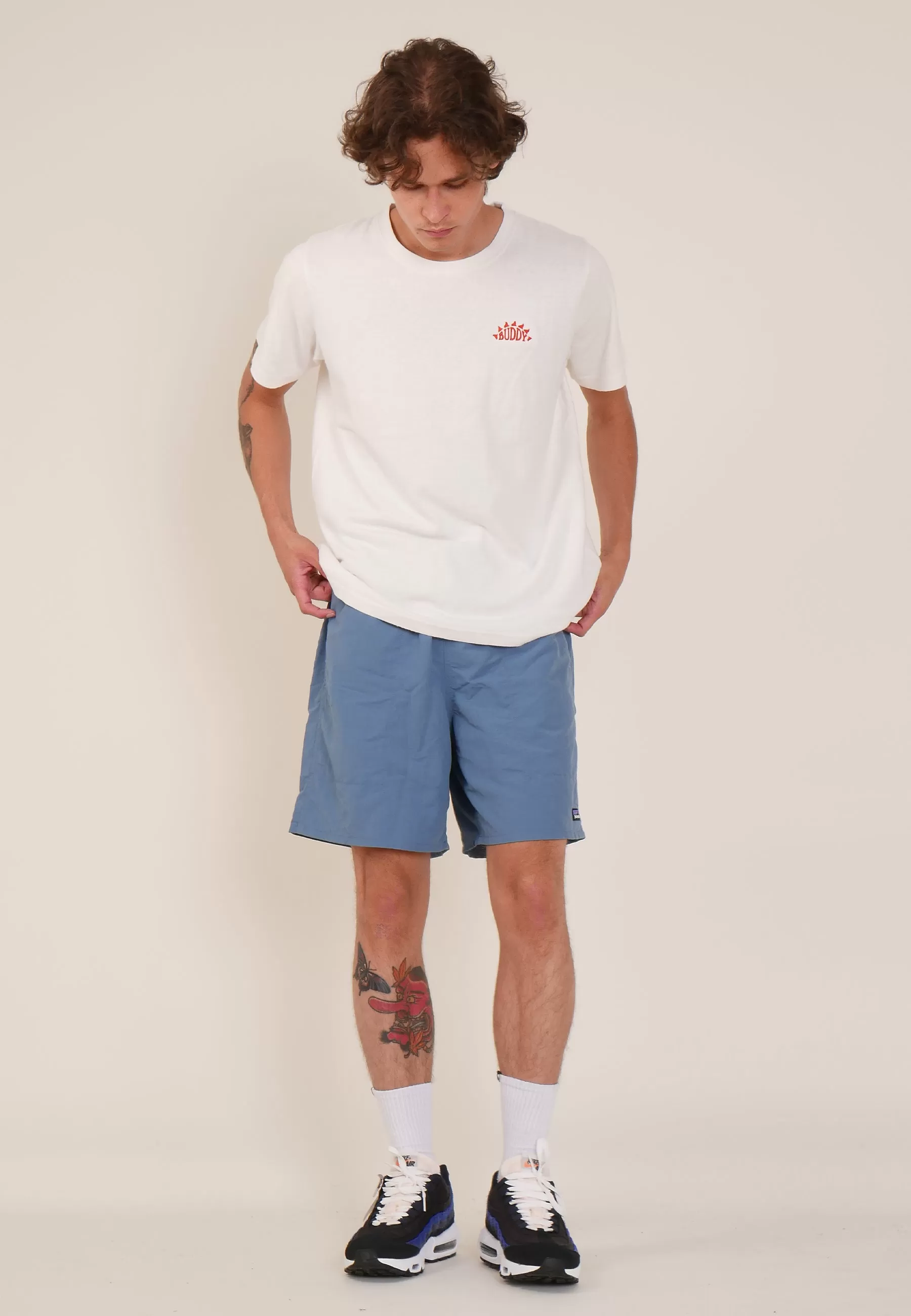 7inch Baggies Long Shorts - pigeon blue