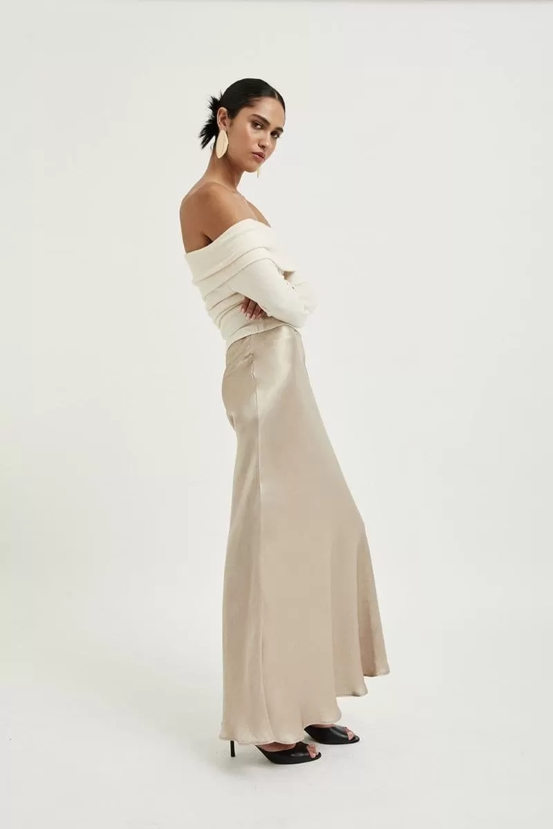 ADELE SAND MIDI SKIRT