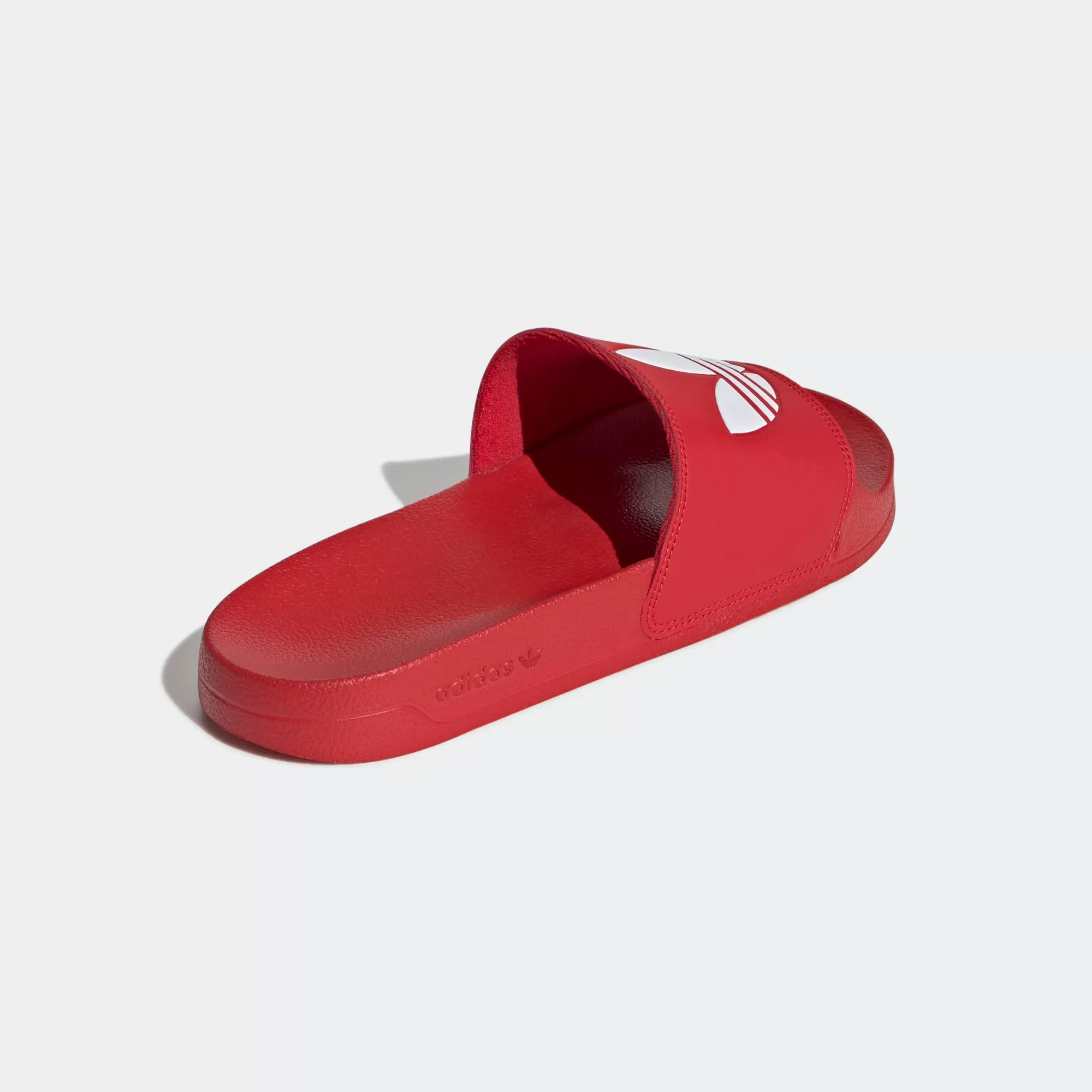 Adidas Adilette Lite Slides - Scarlet / Cloud White / Scarlet