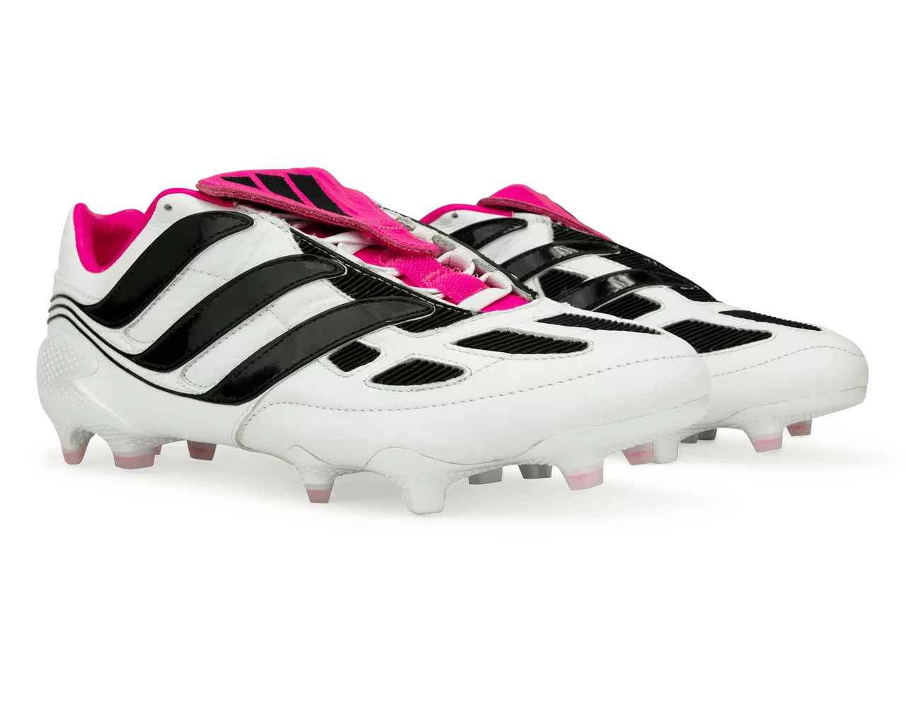 adidas Men's Predator Precision.1 FG K-Leather Cloud White/Pink/Black