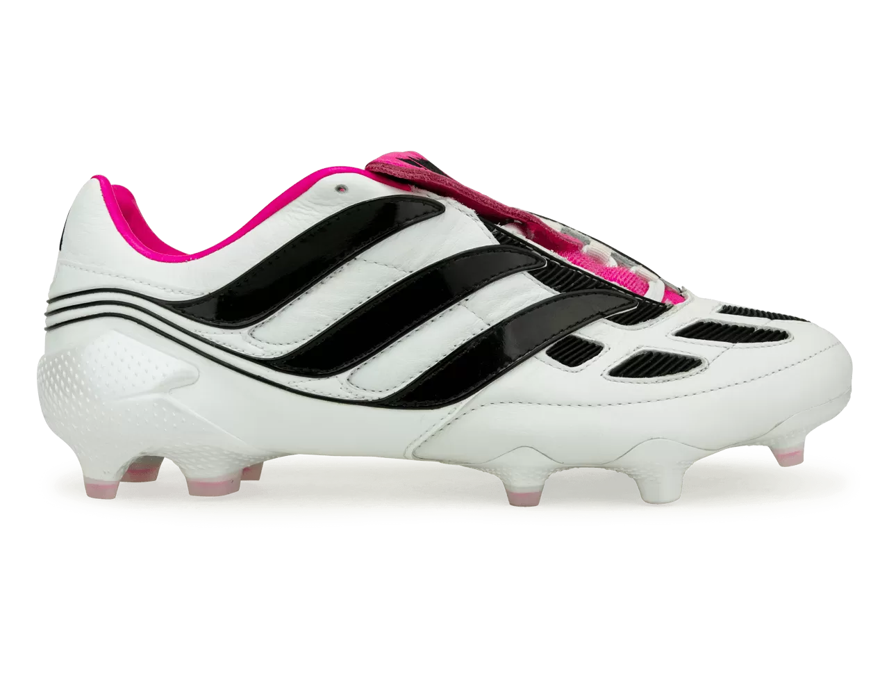 adidas Men's Predator Precision.1 FG K-Leather Cloud White/Pink/Black