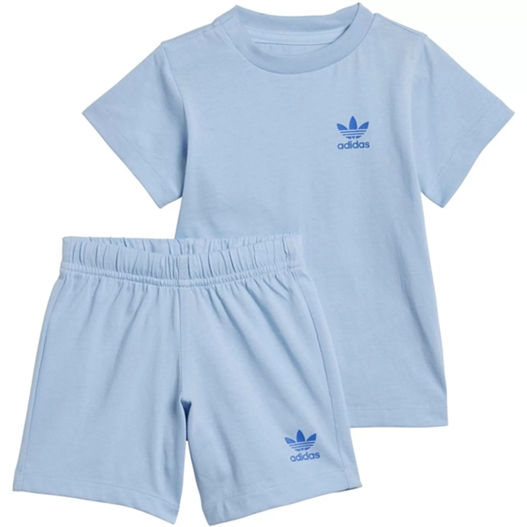 adidas Originals Light Blue Shorts Tee Set