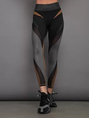 Aerial Gloss Legging - Alloy