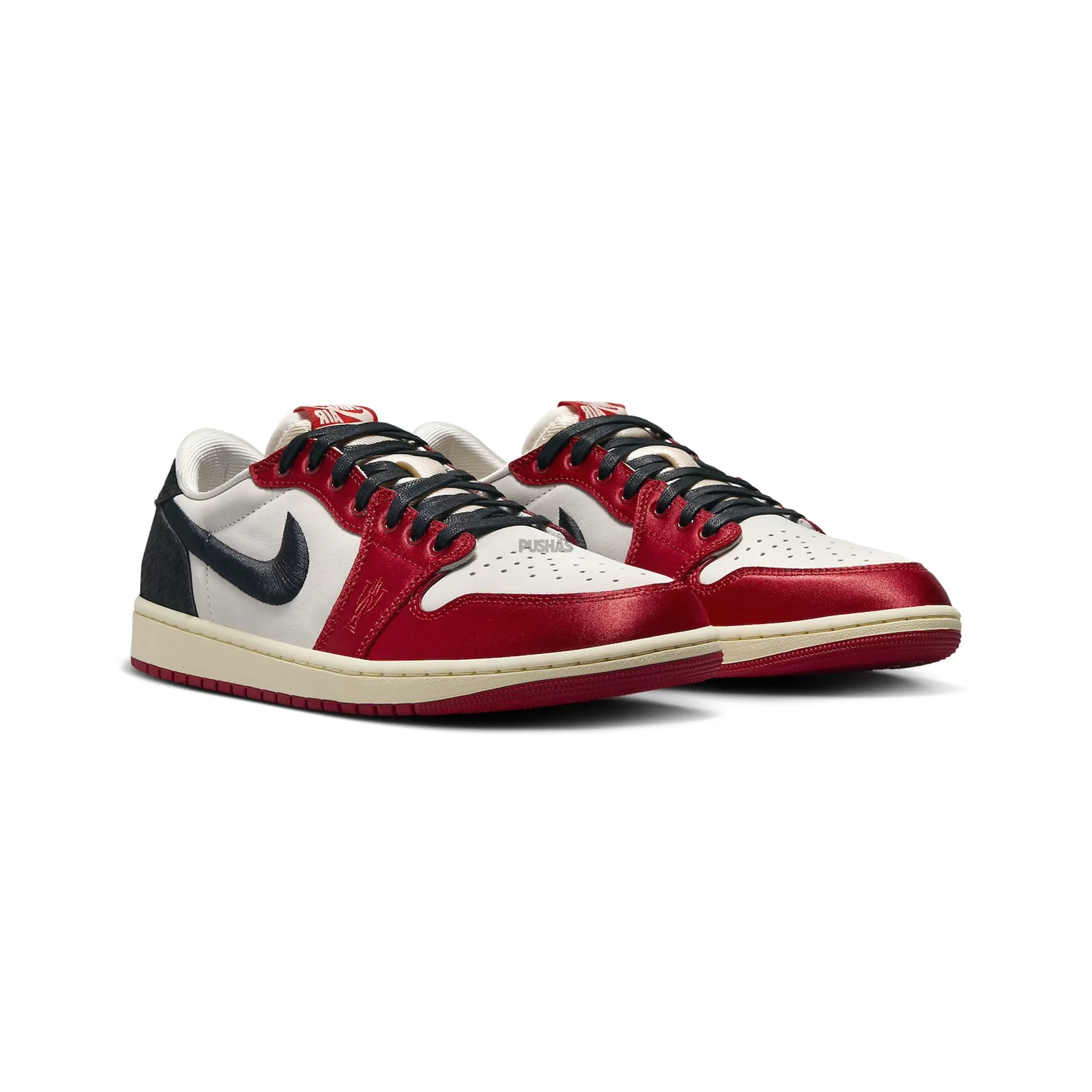 Air Jordan 1 Low OG x Trophy Room 'Sail/Black/Varsity Red' (2024)