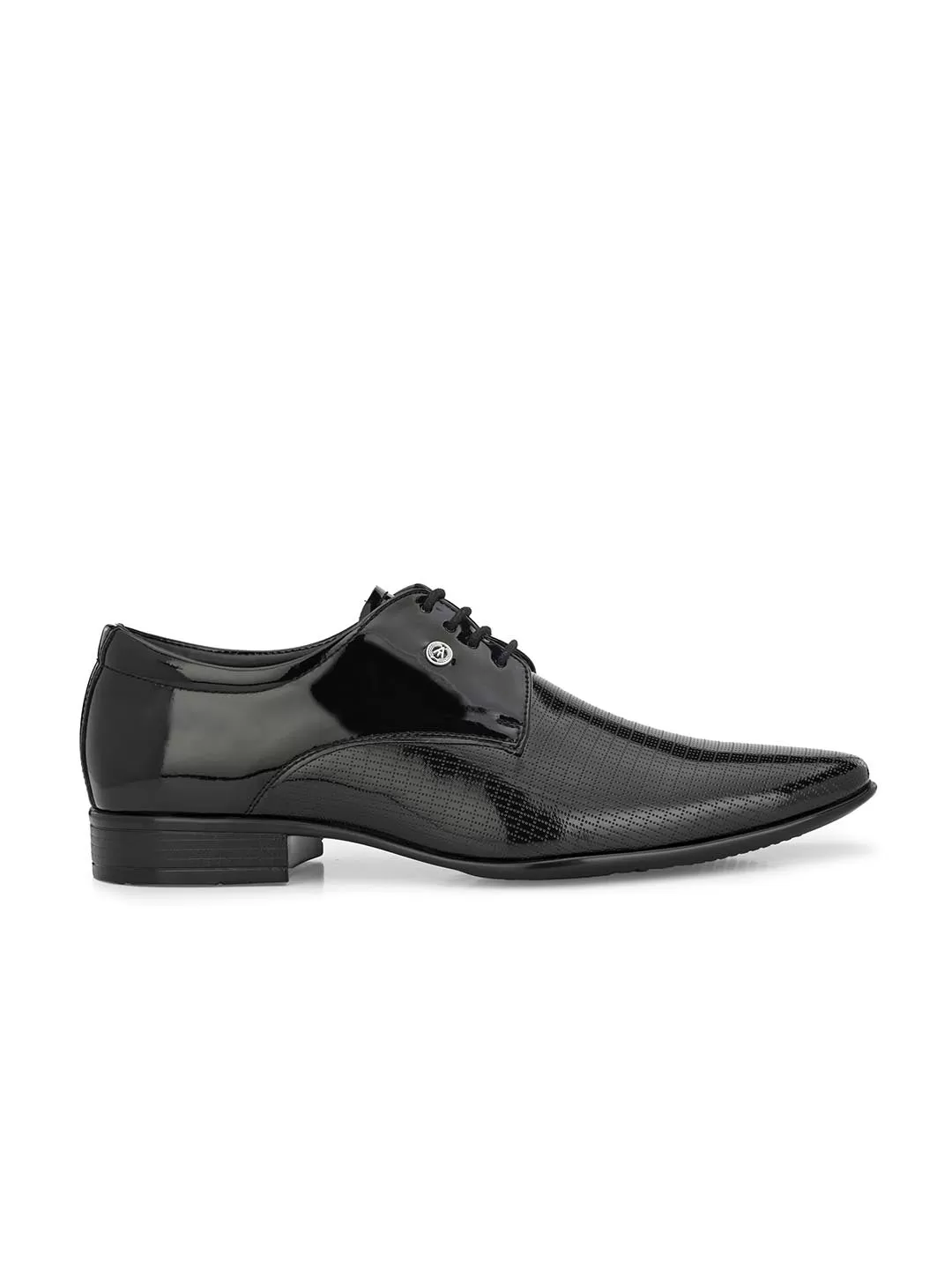 Alberto Torresi Black Patent Synthetic formal Shoes