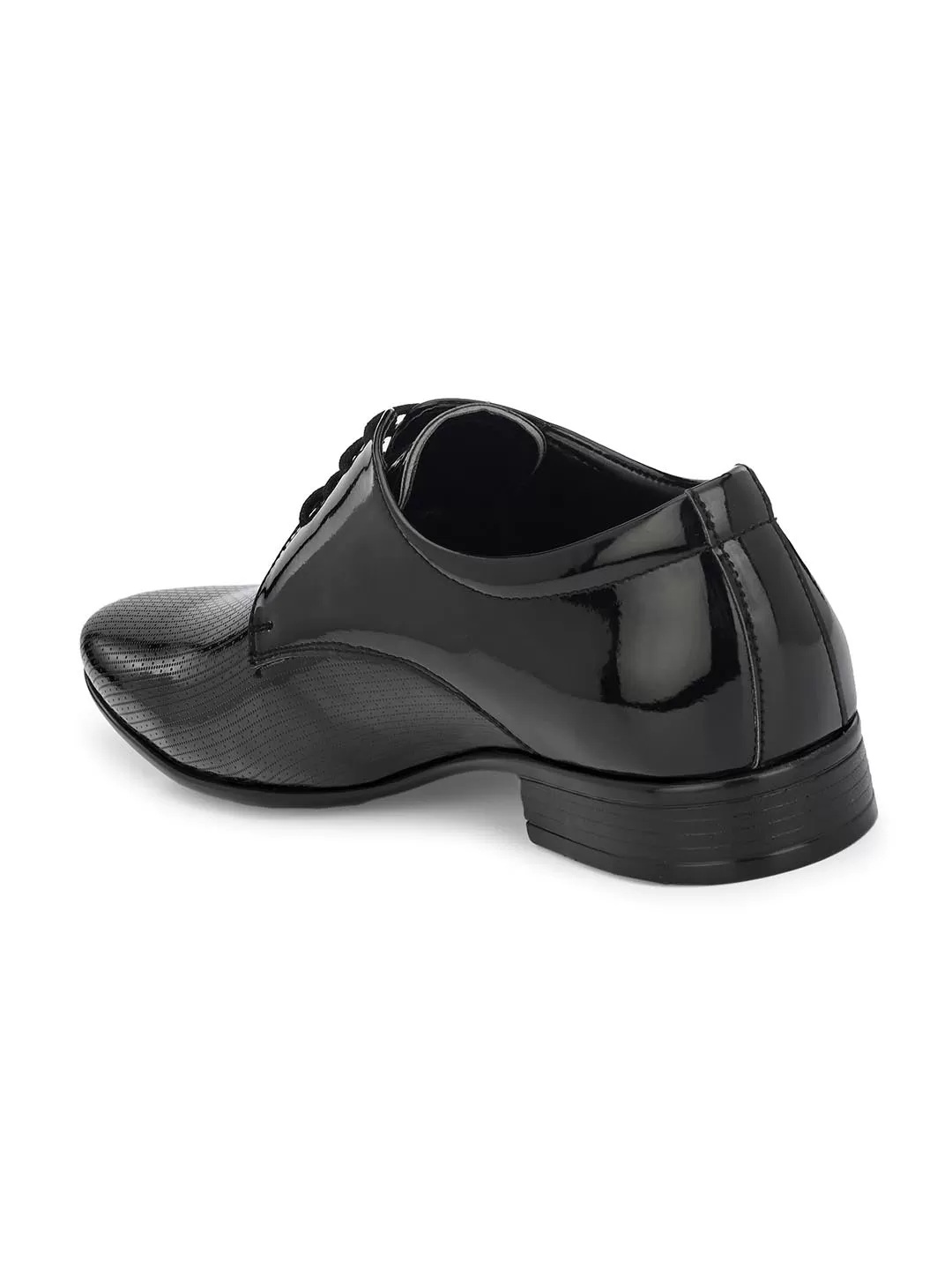 Alberto Torresi Black Patent Synthetic formal Shoes