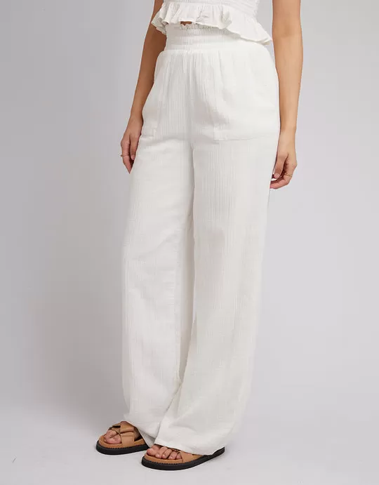 All About Eve Rowie Pant - Vintage White