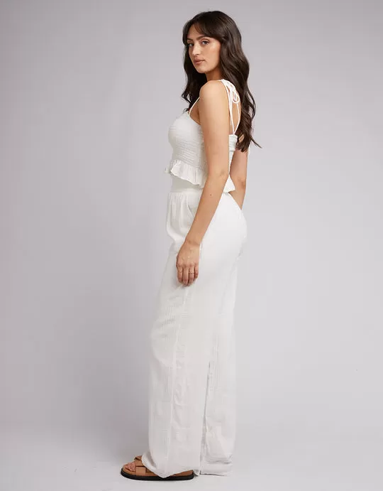 All About Eve Rowie Pant - Vintage White