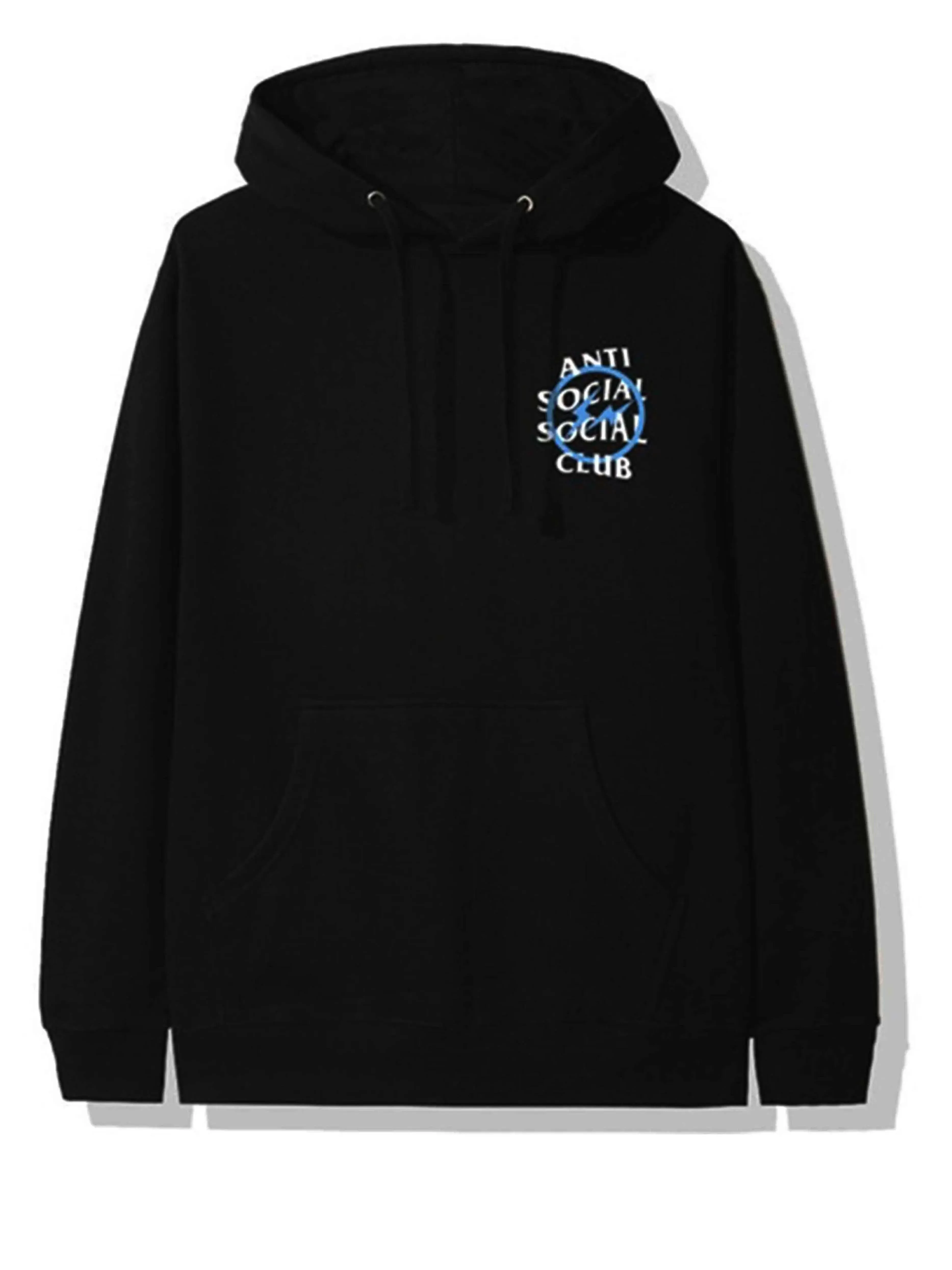 Anti Social Social Club X Fragment Blue Bolt Hoodie