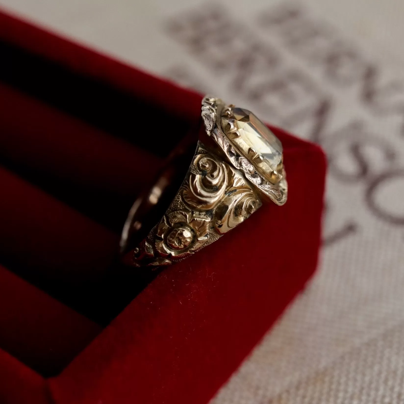 Antique | Edith Georgian Signet Ring