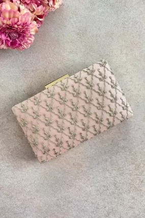 Anya Box Clutch Blush