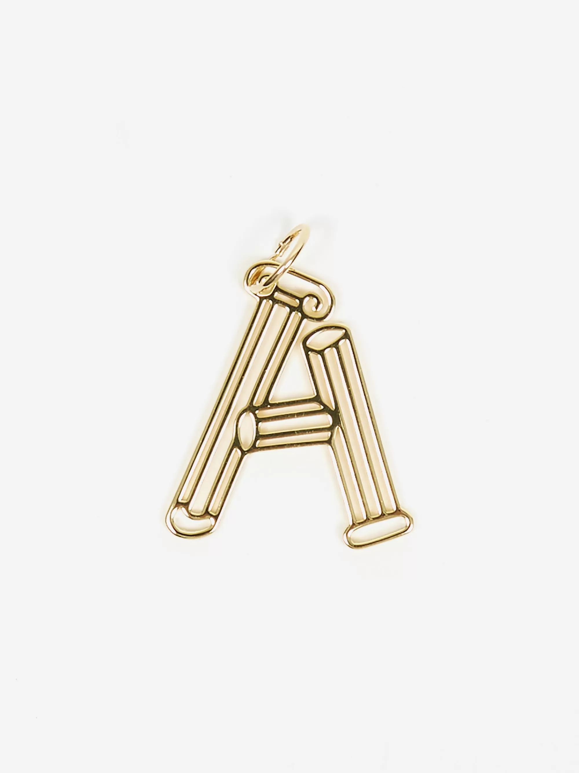 Aries Column 'A' Earring - Gold