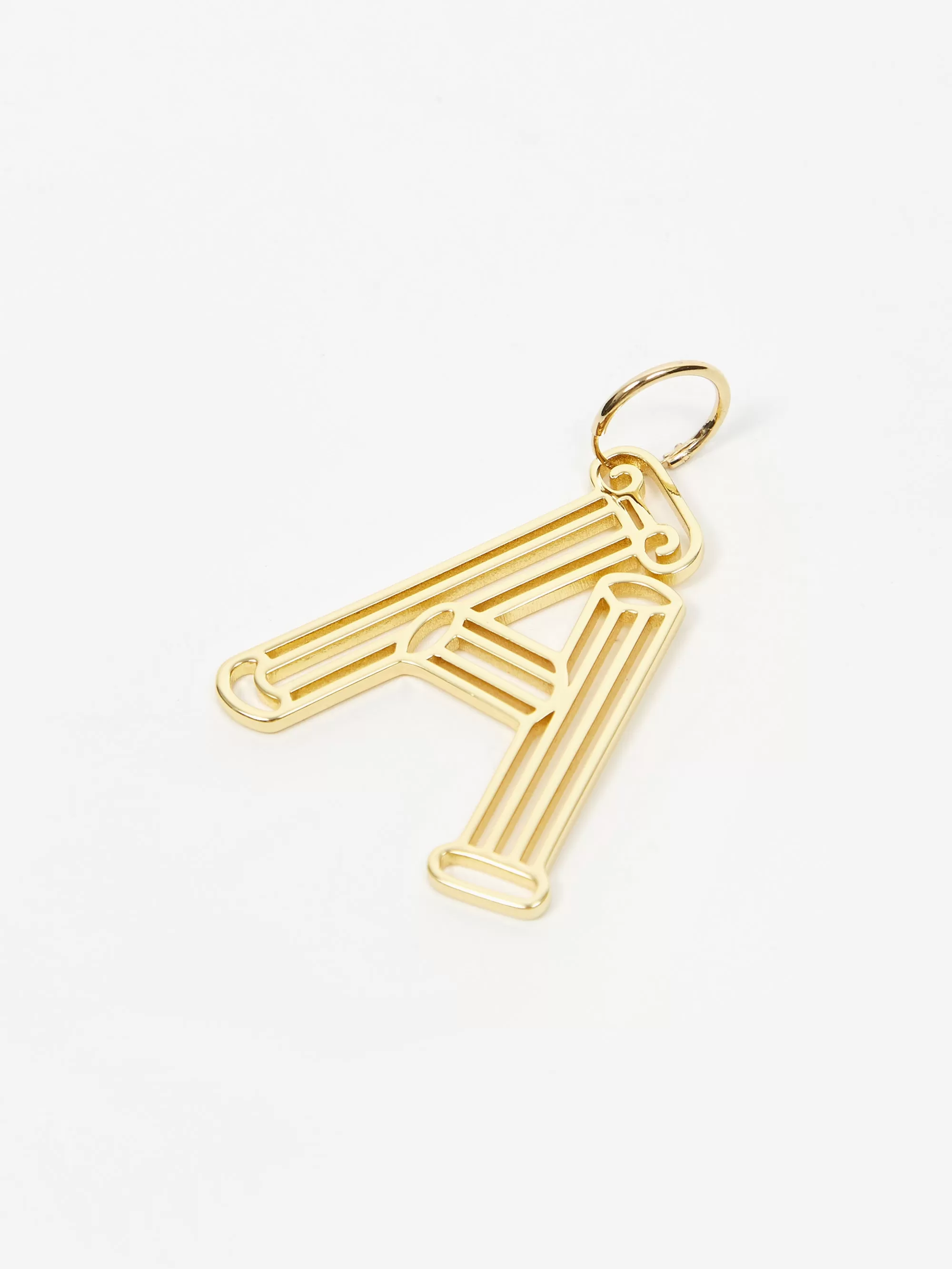 Aries Column 'A' Earring - Gold