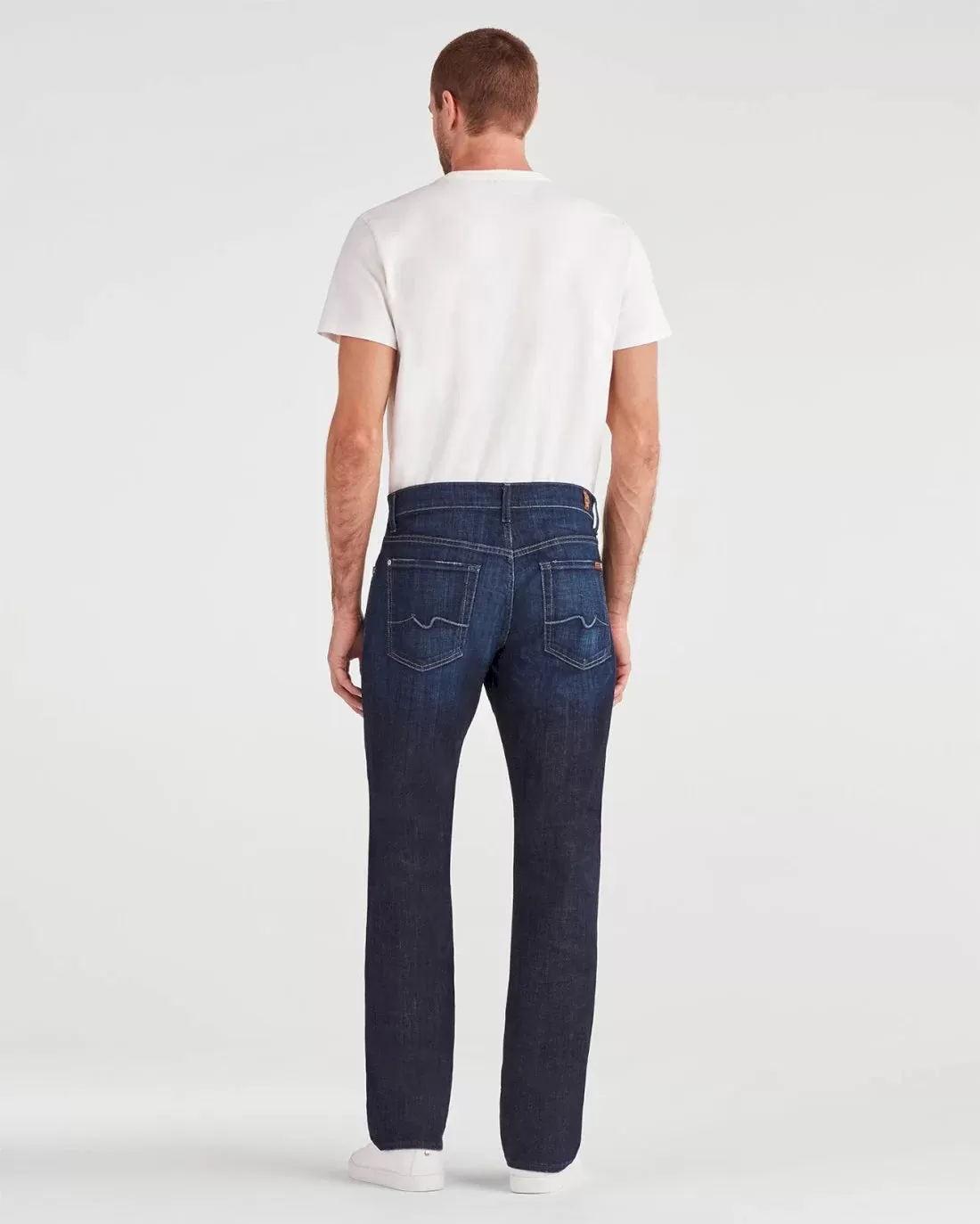 Austyn Relaxed Straight Jeans in Los Angeles Dark