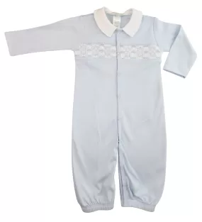 Baby Boy's Blue Argyle hand smocked Converter