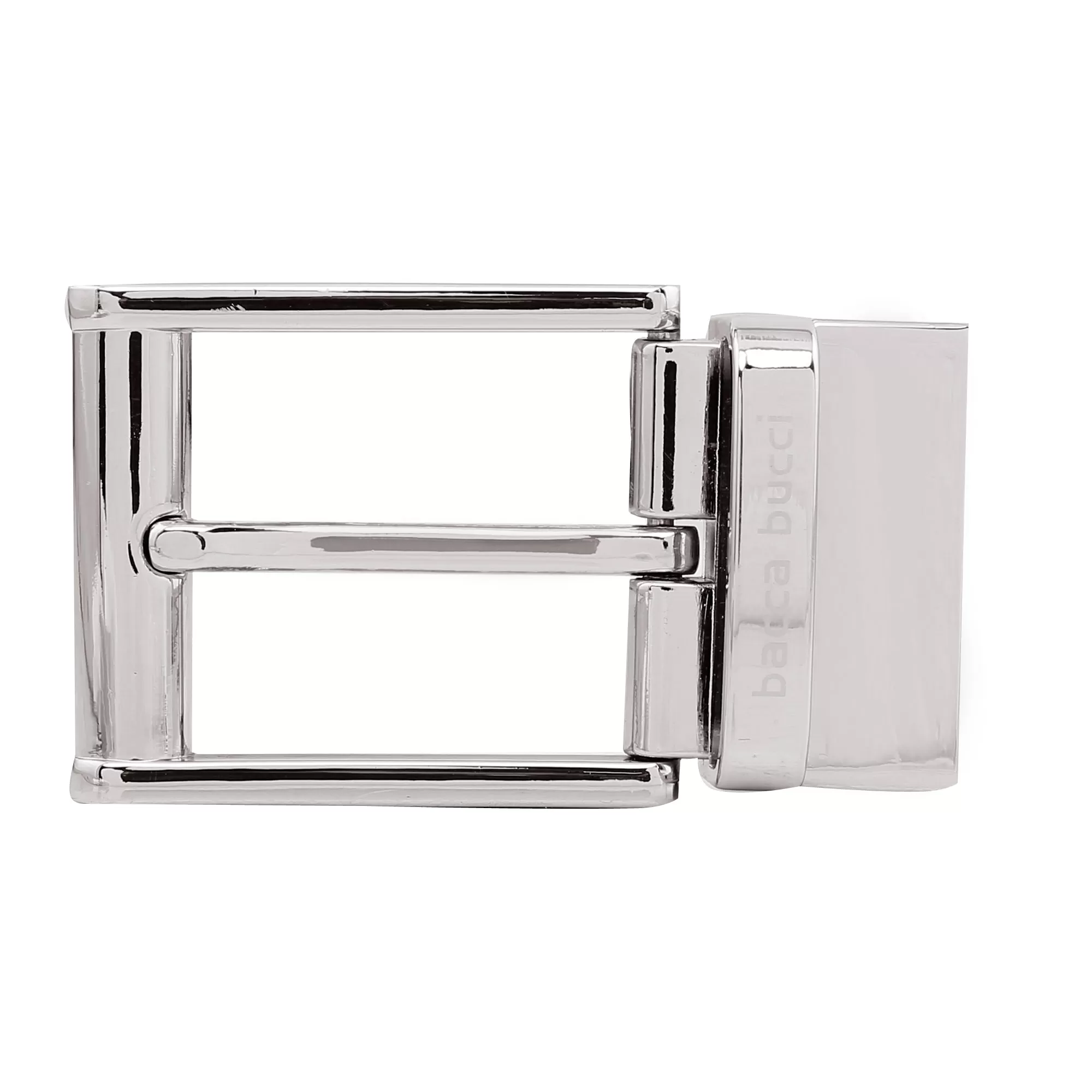 Bacca Bucci 35 MM Nickle Free Reversible-Clamp Belt-Buckle with Branding (Buckle only)