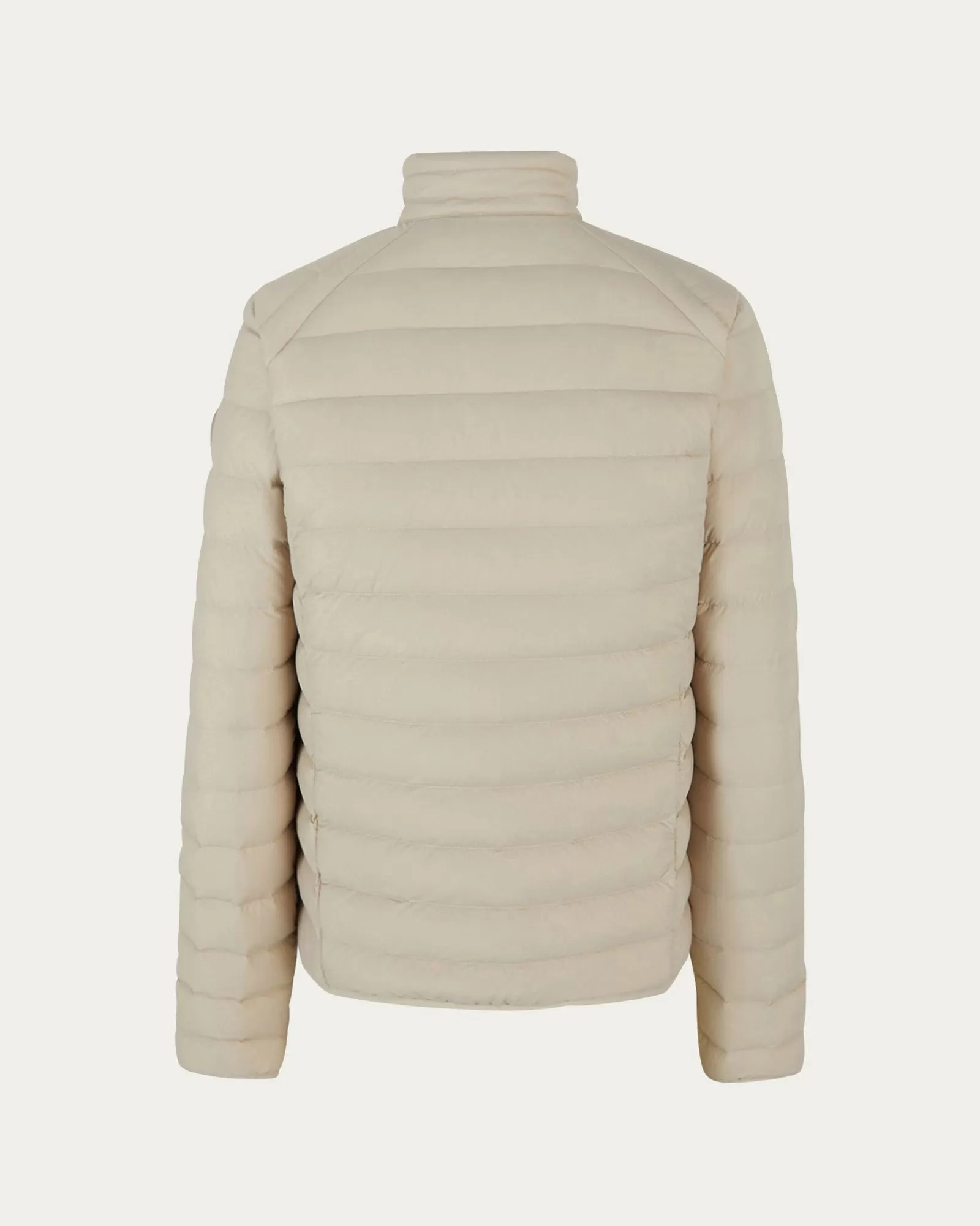 Beige Aragon lightweight stretch puffer jacket