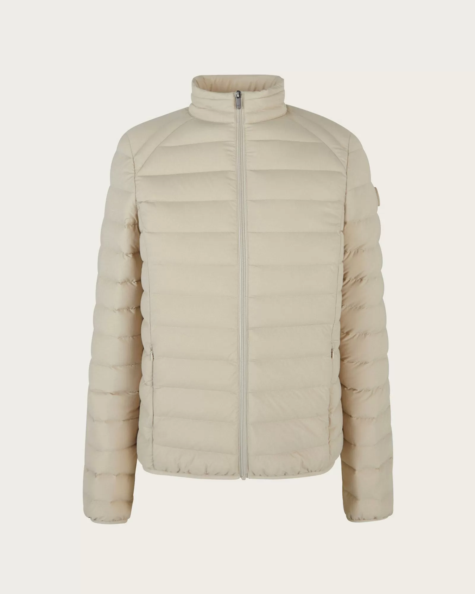 Beige Aragon lightweight stretch puffer jacket