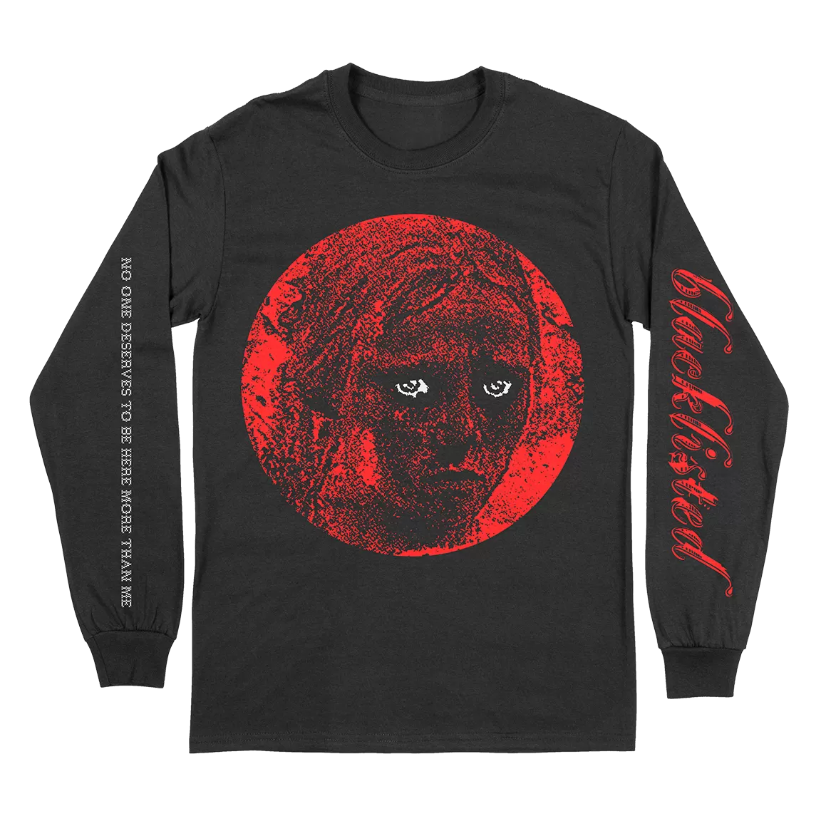 Blacklisted “No One: Girl” Black Longsleeve