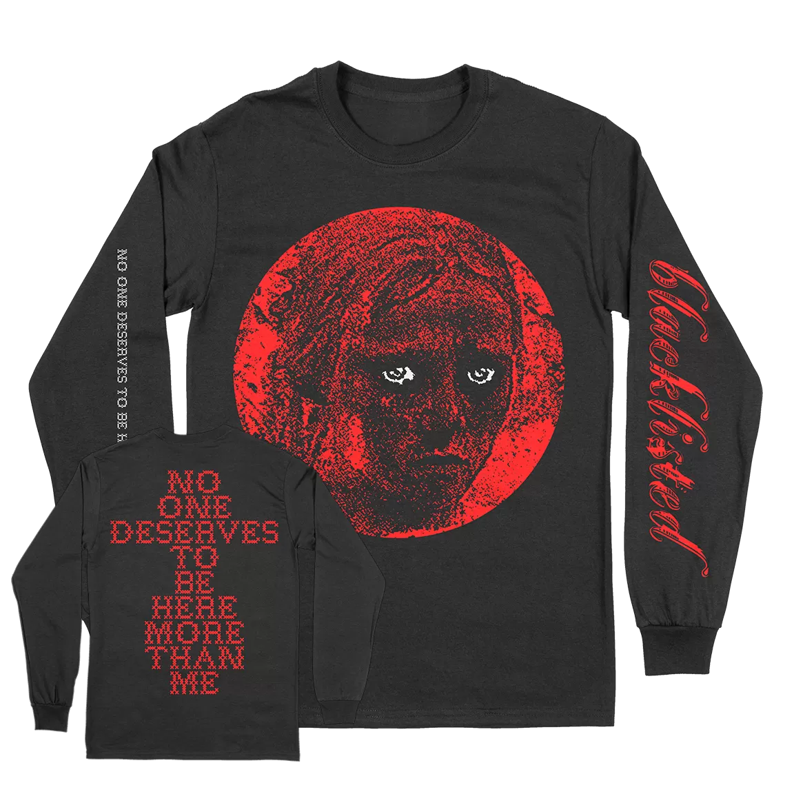 Blacklisted “No One: Girl” Black Longsleeve