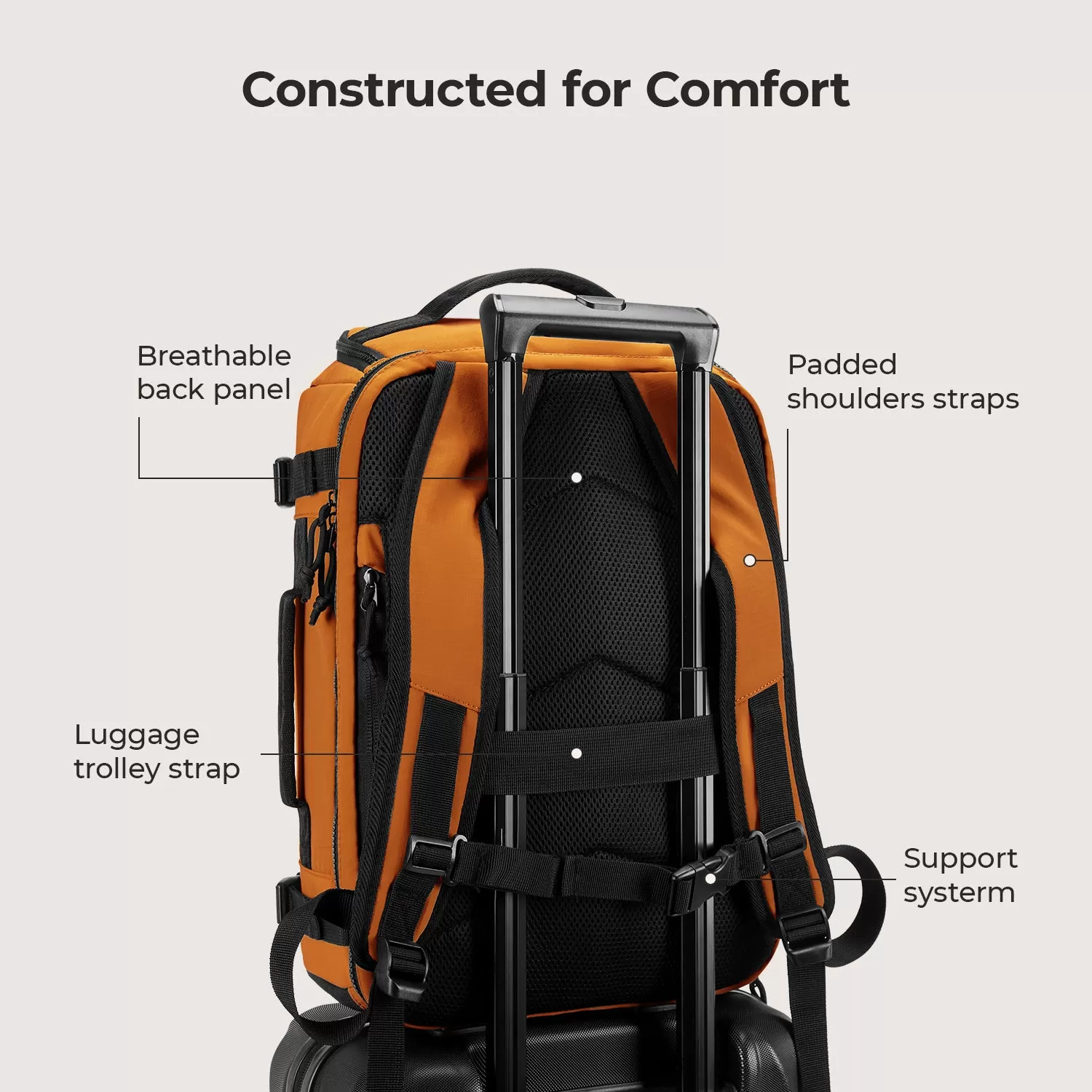 Blast Quick Access 28L-38L Carry On Travel Backpack