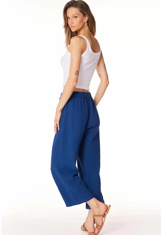 Bobi - Wide Leg Pant Naval