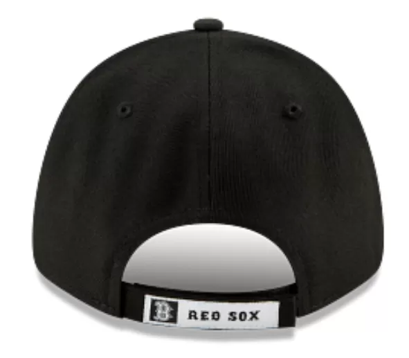 Boston Red Sox New Era Men's League 9Forty MLB Baseball Adjustable Hat - Black & White