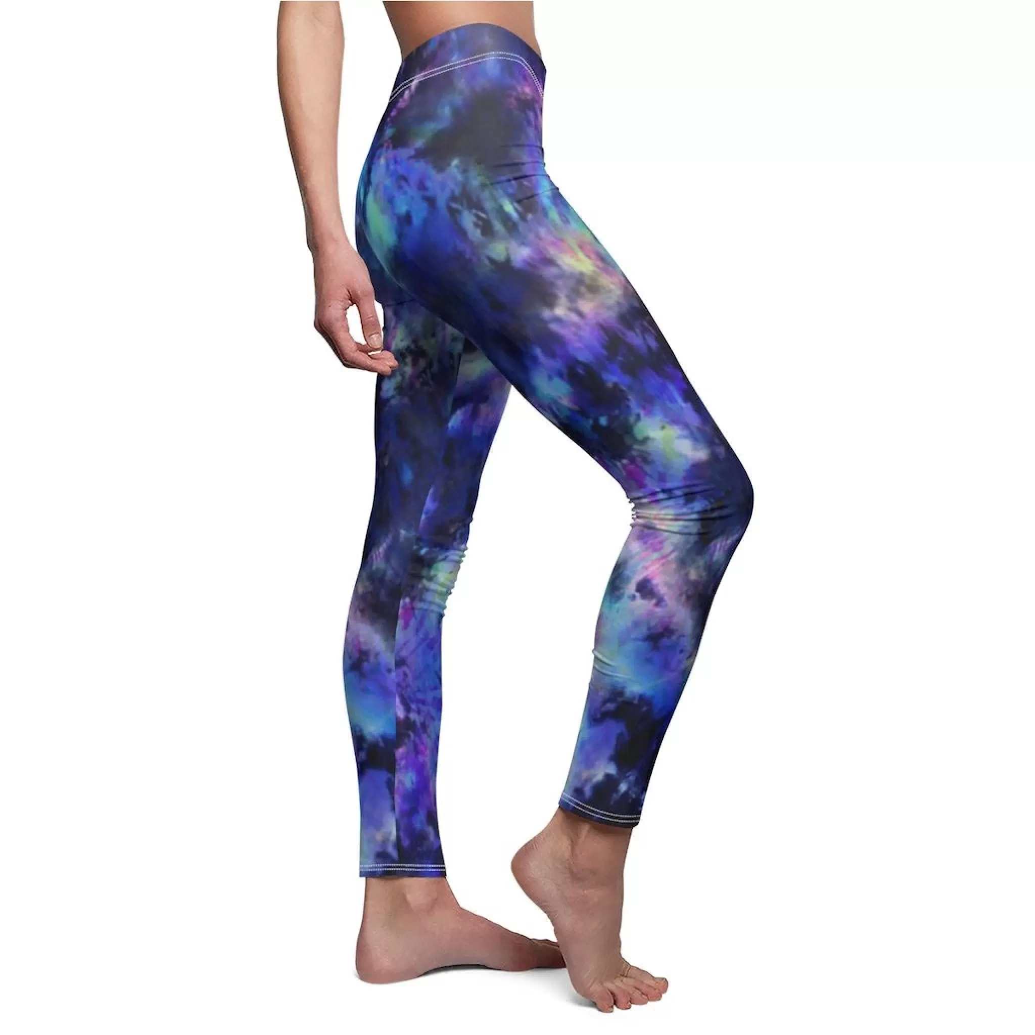 Bynelo Tie Dye Galaxy Inspired Women's Casual Leggings