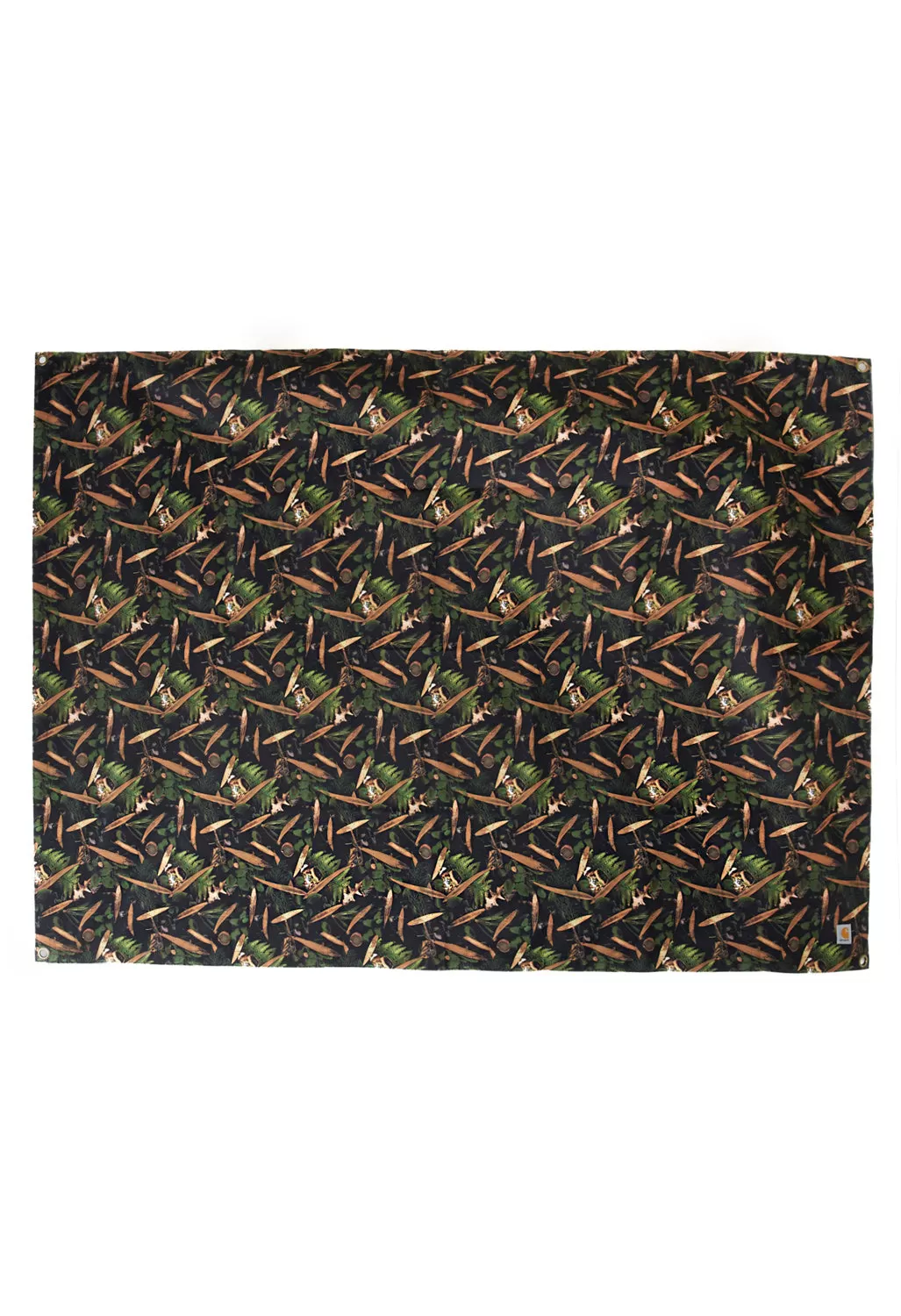 Carhartt WIP Picnic Blanket - Lumen Print Black