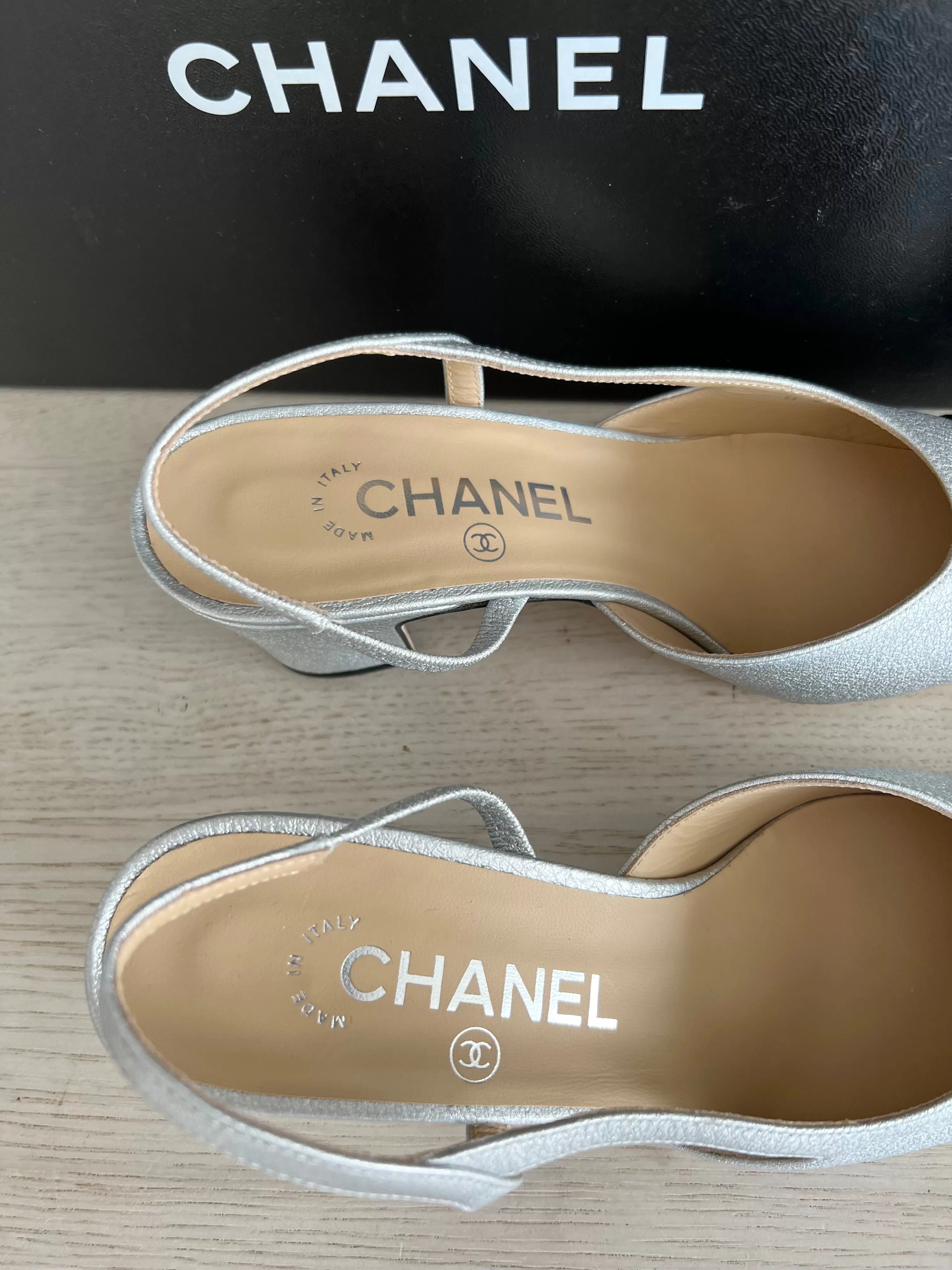 Chanel Slingback Heels