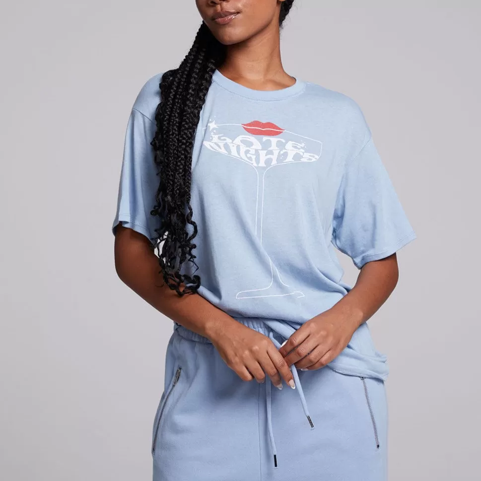 CHASER Late Night Champagne Tee (Blue)