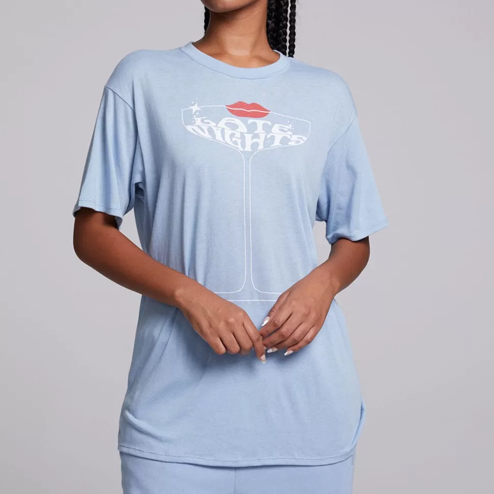 CHASER Late Night Champagne Tee (Blue)