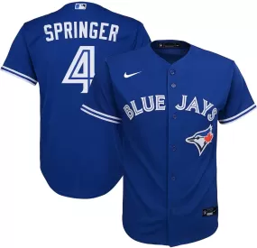 Child Toronto Blue Jays George Springer Nike Royal Alternate Replica Player - Jersey