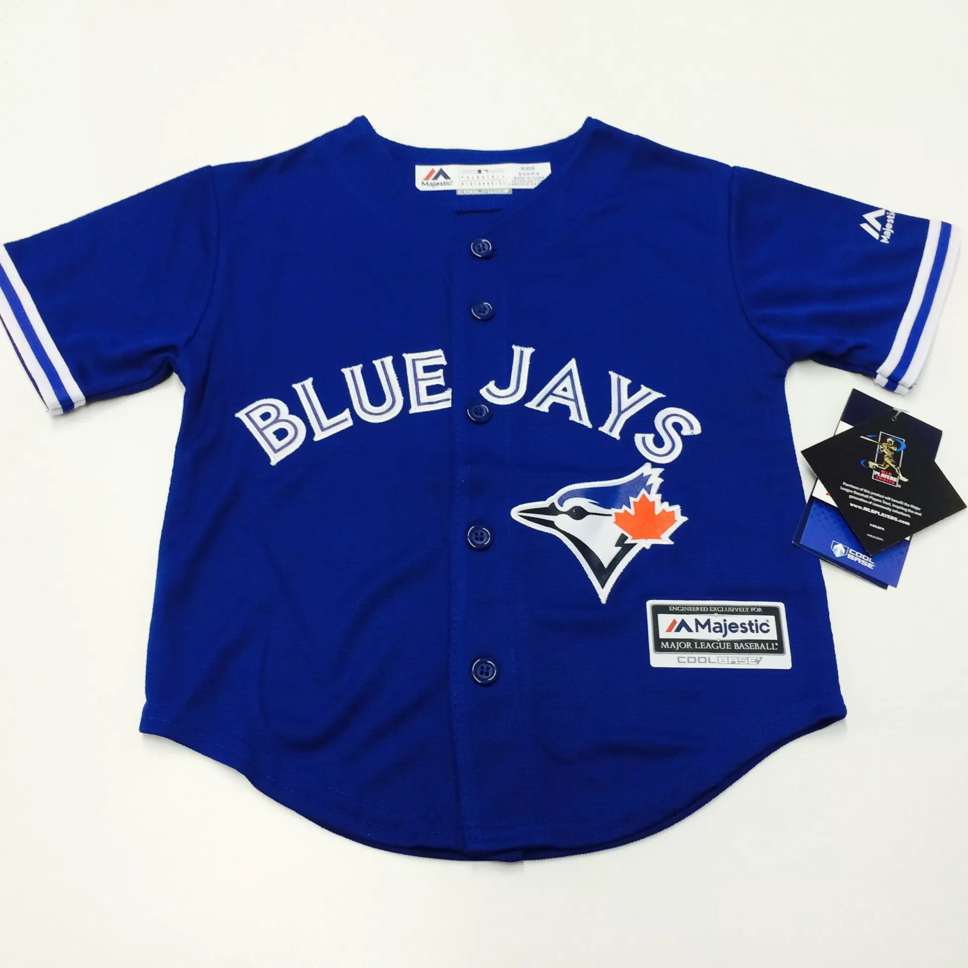 Child Toronto Blue Jays Kevin Pillar Majestic Alternate Royal Official Cool Base Player Jersey