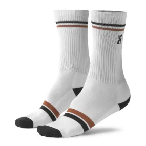 Chrome Sutro Crew White/Black Socks