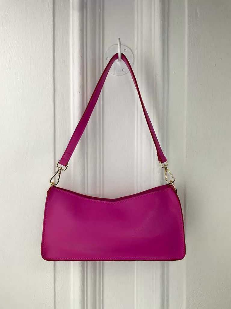 Classic Shoulder Bag - Fuchsia