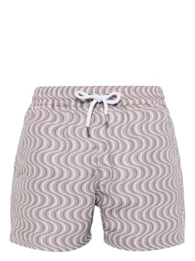 Copa Camada-Print Swim Shorts