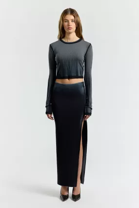 COTTON CITIZEN - Verona Maxi Skirt - Black Cast