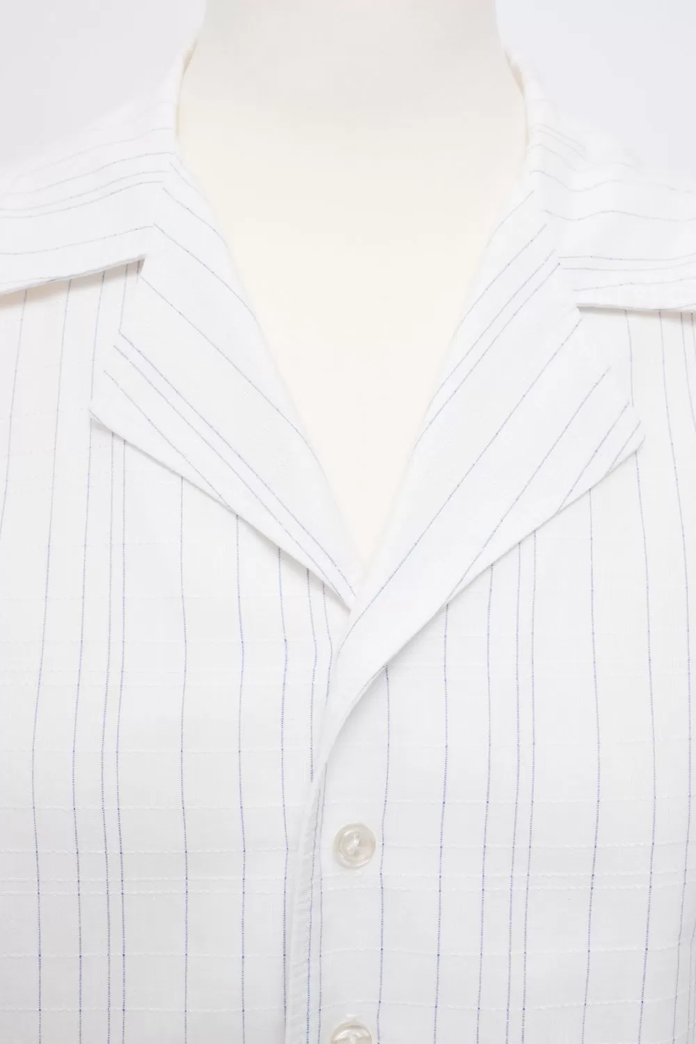 CROP PINSTRIPE VINTAGE SHIRT