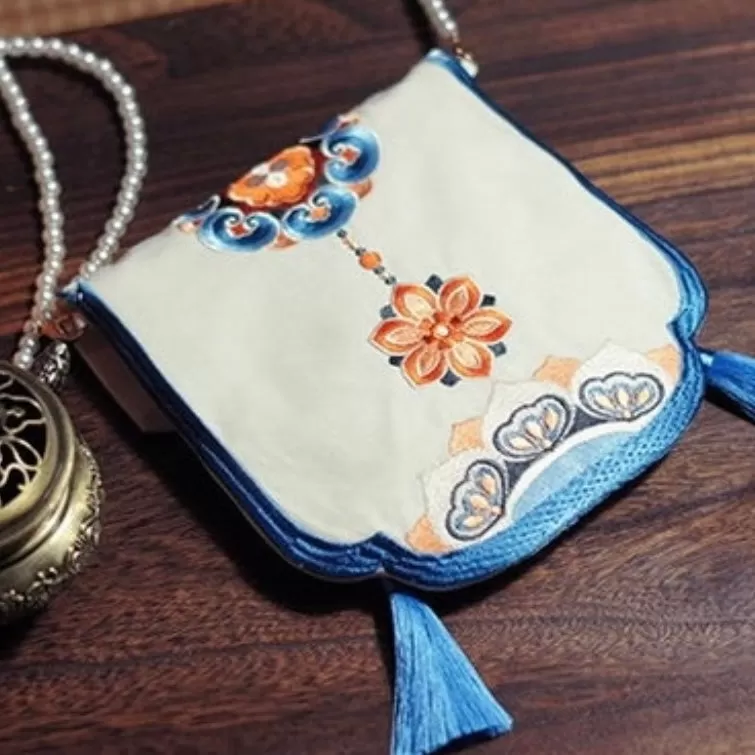 Crossbody Bag for Hanfu & Cheongsam - Ivory