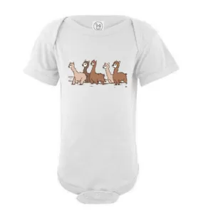 Curious Alpacas  Infant Fine Jersey Bodysuit