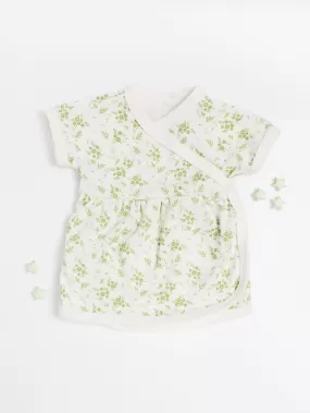 Dress, Apple Floral, Premium 100% Organic Cotton