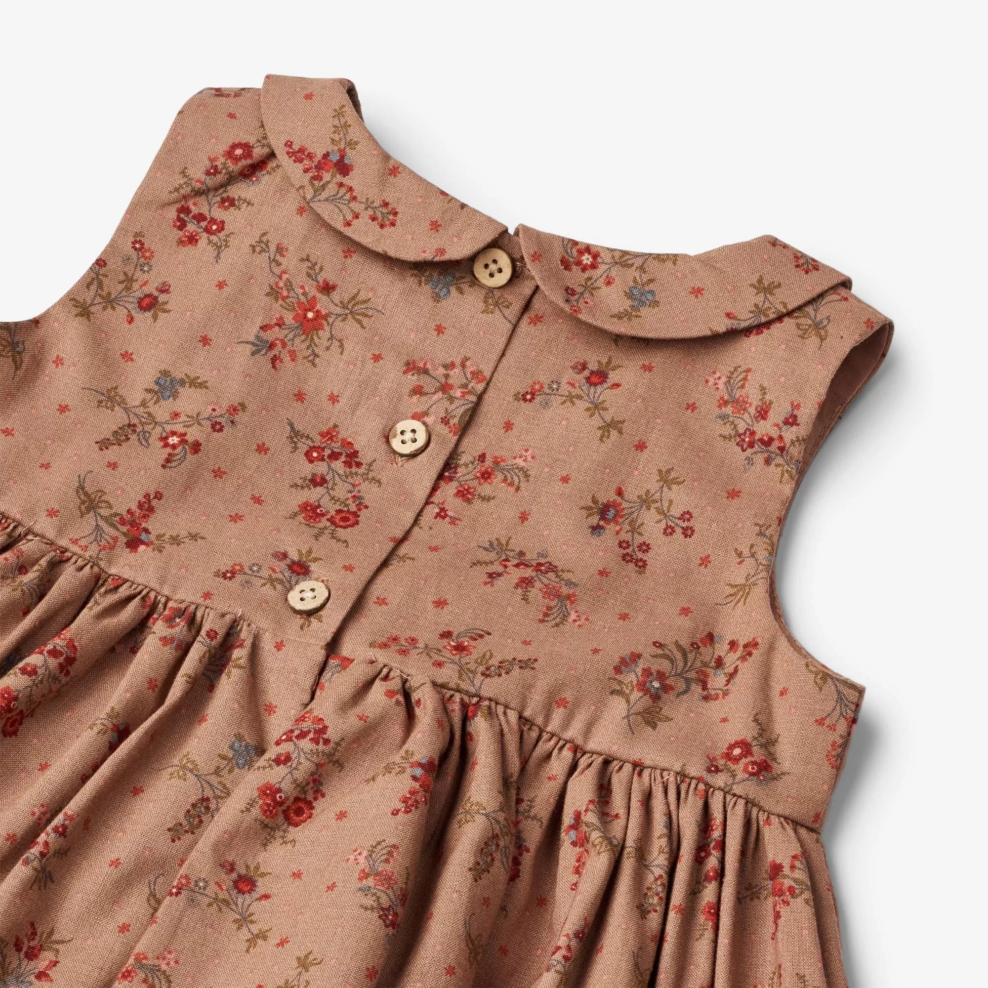 Dress Eila | Baby - berry dust flowers