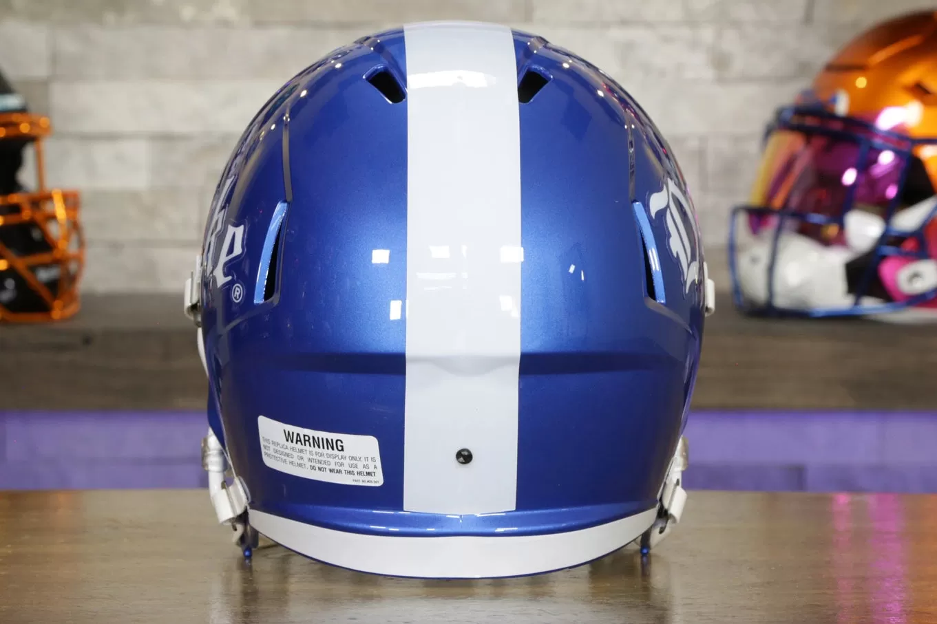 Duke Blue Devils Riddell Speed Replica Helmet - Alternate #1