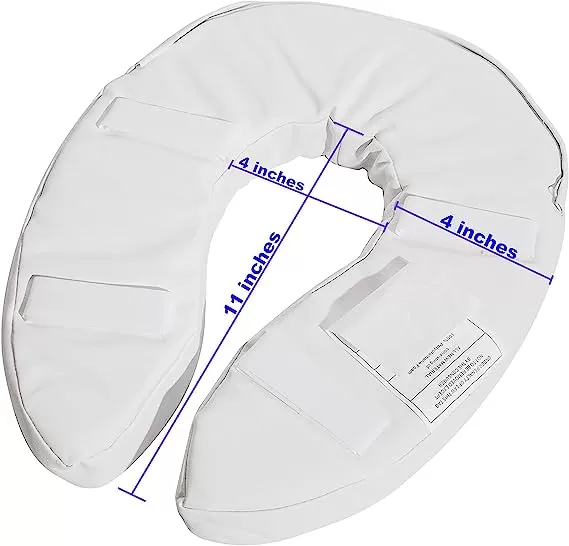 DURO MED INDUSTRIES Raised Toilet Seat Cushion, 2" - CLEARANCE