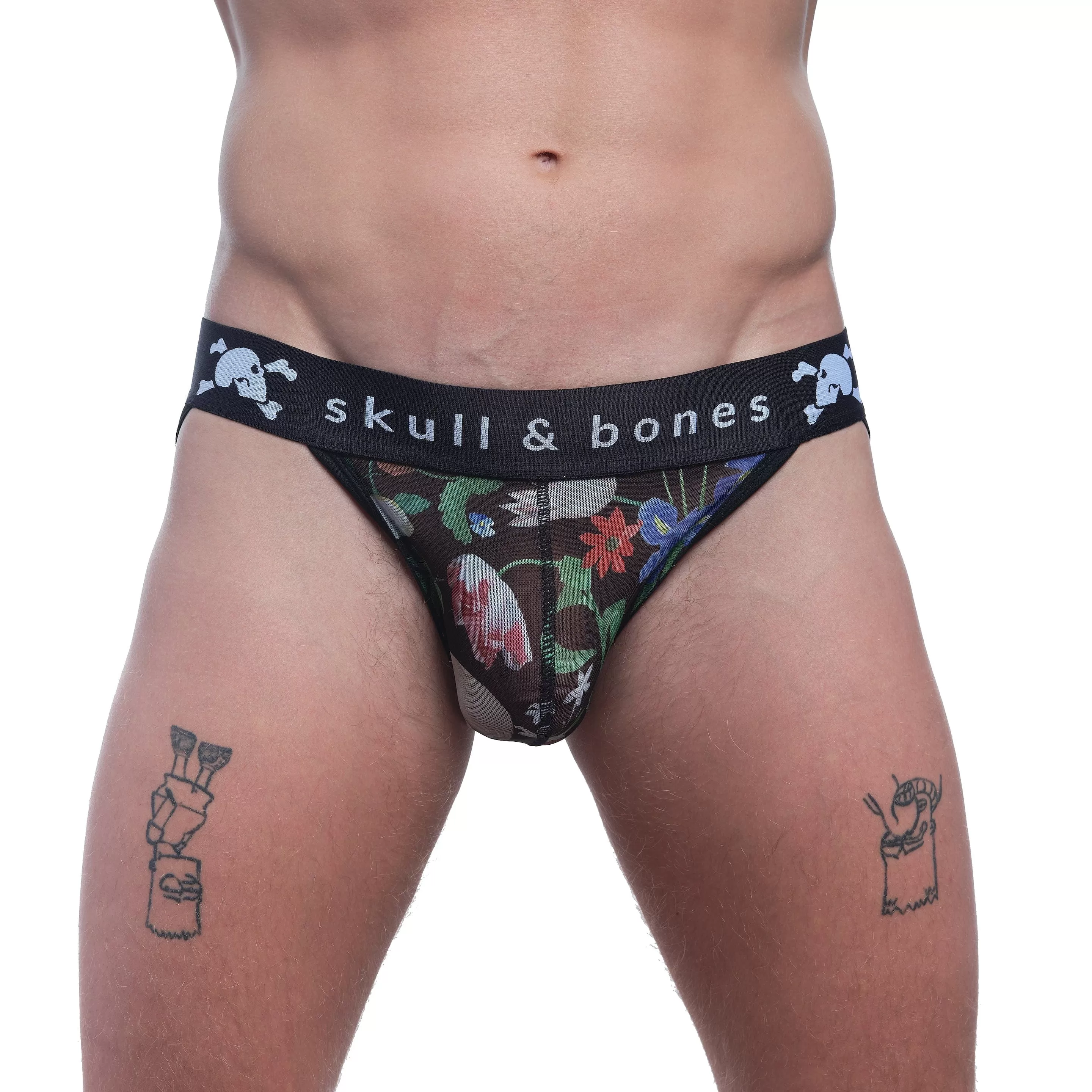 Dutch Floral Mesh Sport Brief