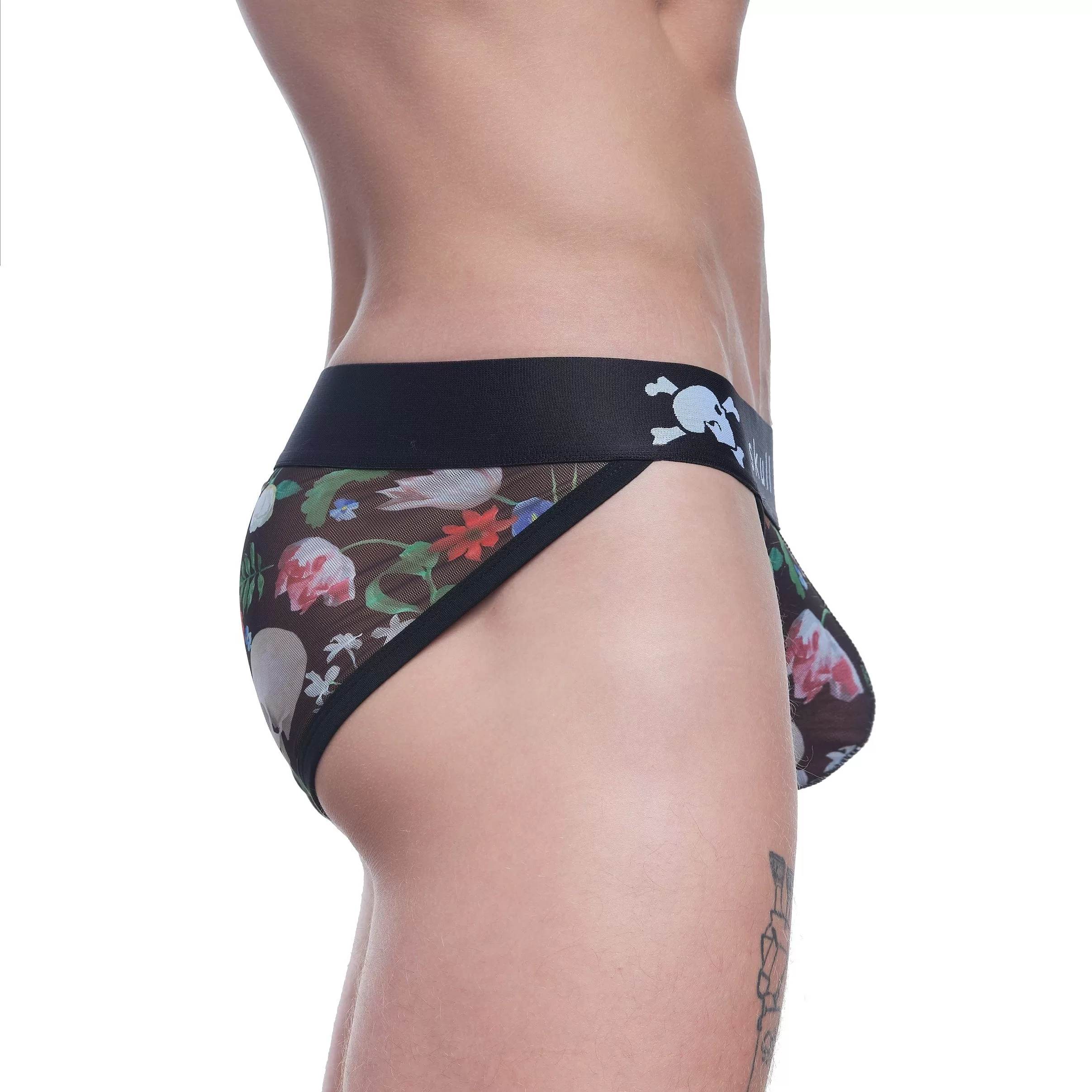 Dutch Floral Mesh Sport Brief