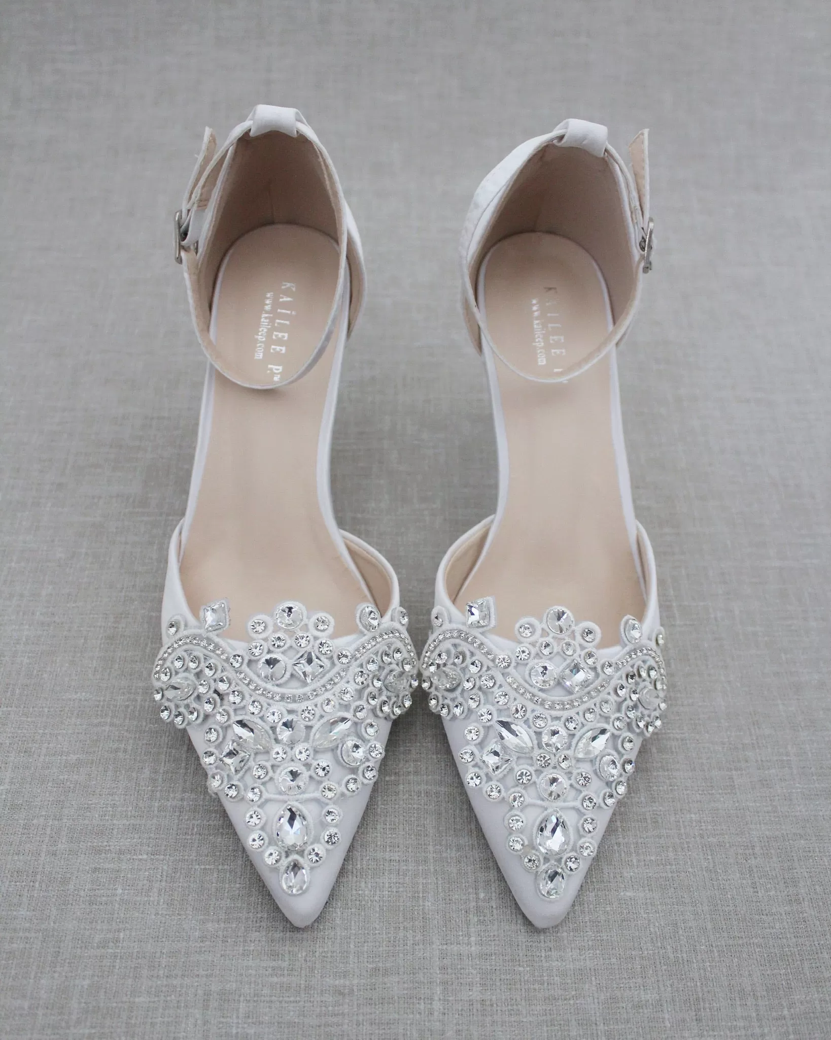 Embellished Rhinestones Wedding Heel